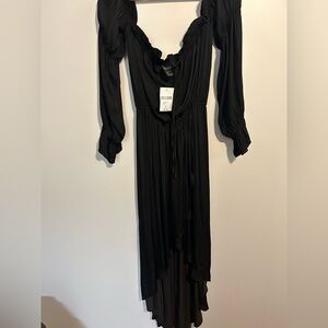 Black Off The Shoulder Dress